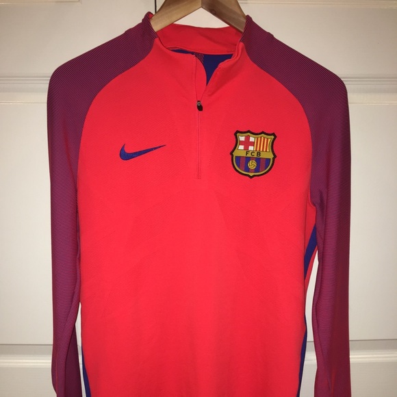 fc barcelona quarter zip